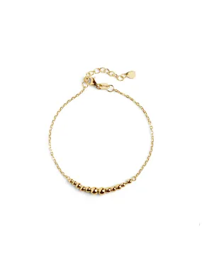 12 Pebbles Gold Bracelet