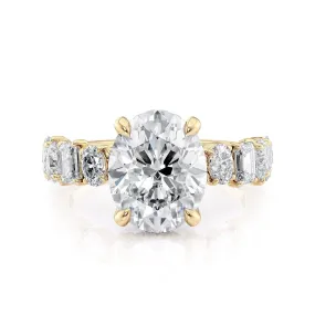 1.26ctw Mixed Cut Diamond Engagement Ring