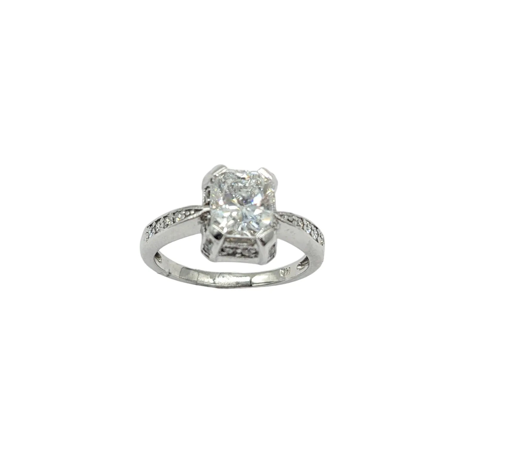 2.04 Carat Total Weight Diamond Ring