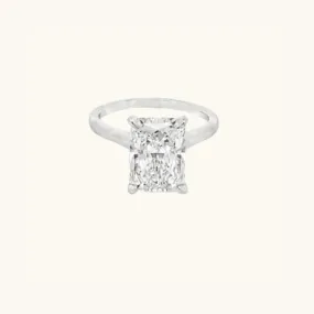 4.03 Radiant Lab Diamond Engagement Ring