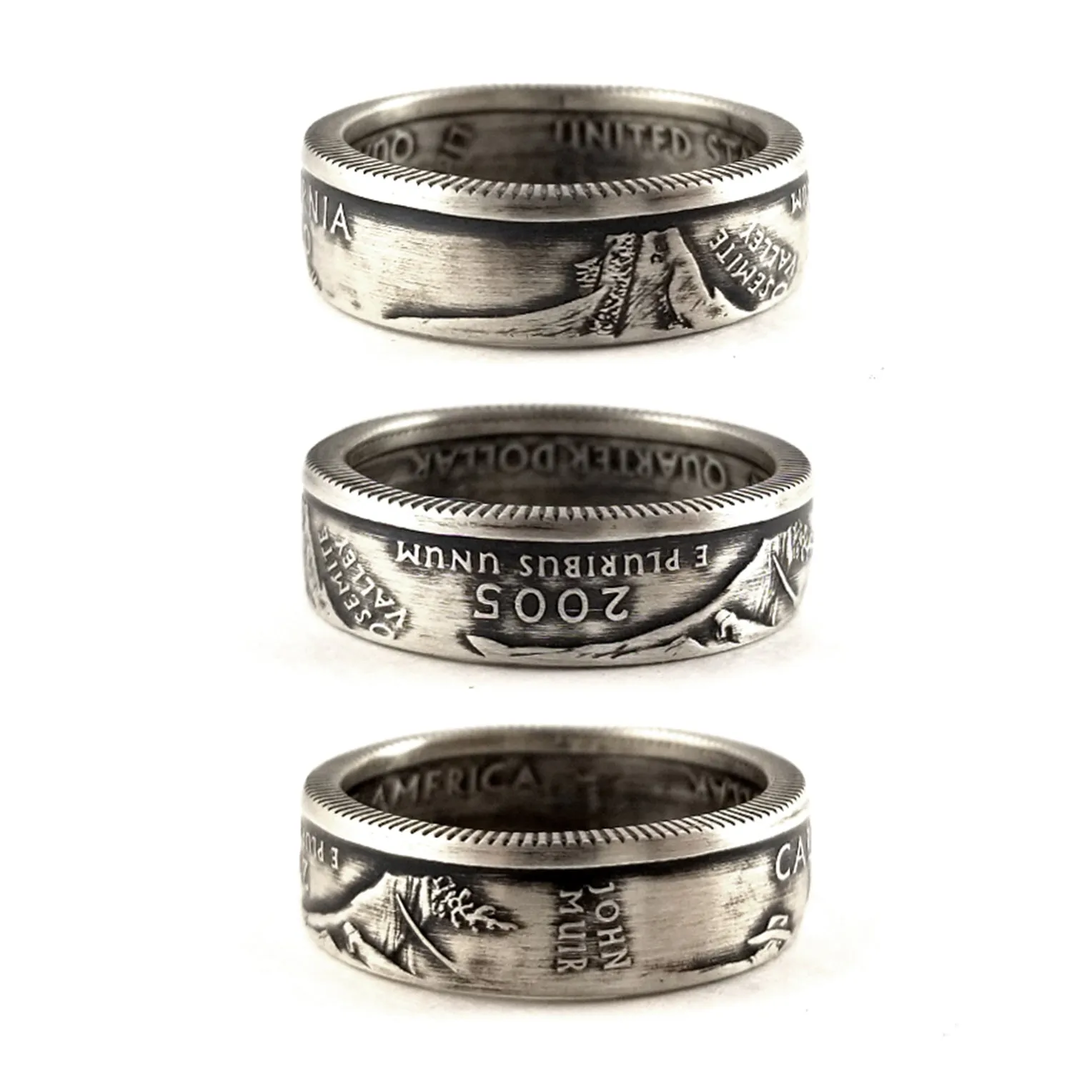 90% Silver California Quarter Ring