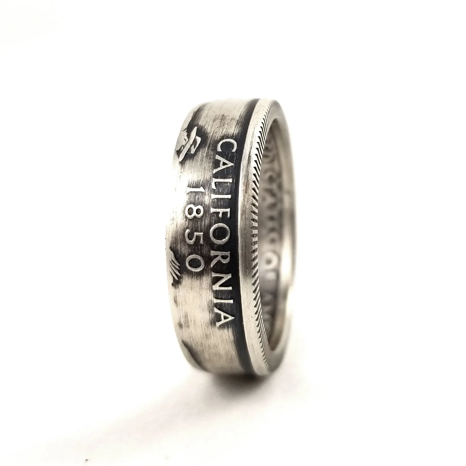 90% Silver California Quarter Ring