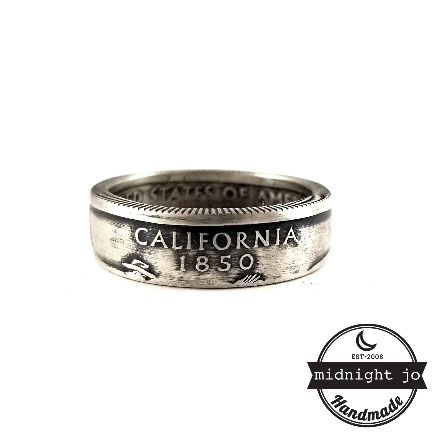 90% Silver California Quarter Ring