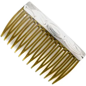 925 Sterling Silver USA Native American Made Hair Comb