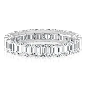 A. JAFFE Anniversary/Eternity Diamond Wedding Ring in 18K White Gold (4.37ctw)