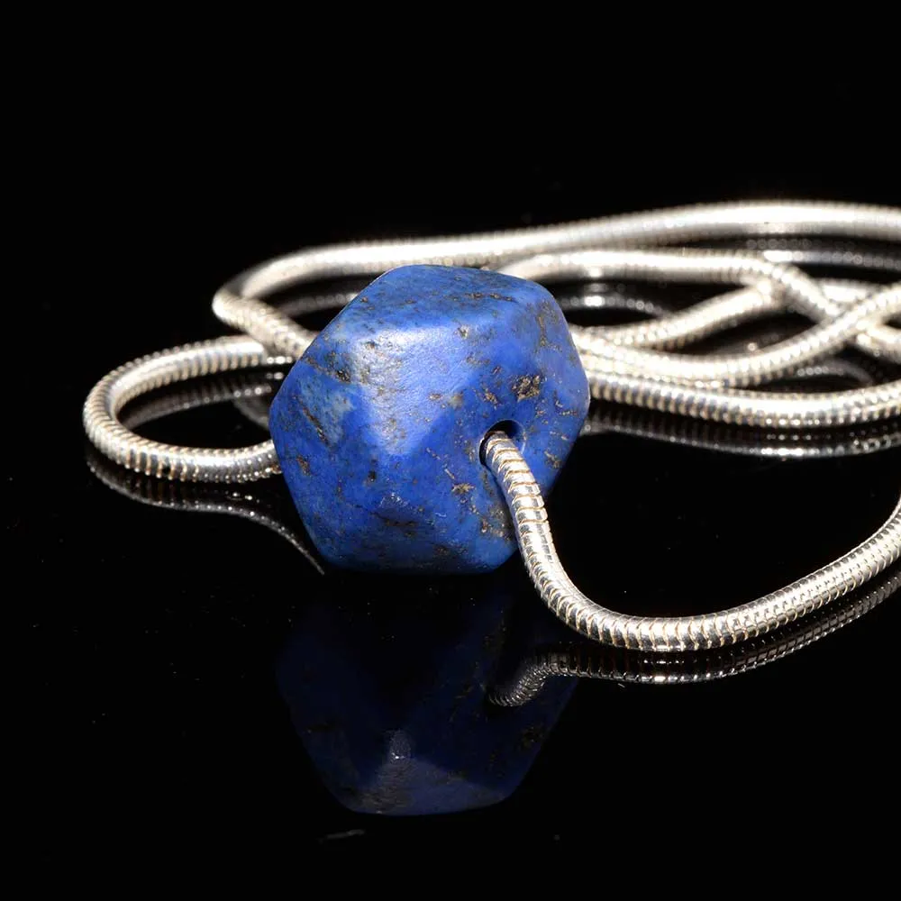 A Phoenician Lapis Lazuli Bead Pendant, ca. 1st Millennium BCE