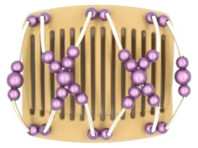 African Butterfly Chameleon Hair Comb - Beada Tube Blonde 11