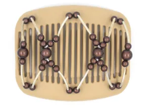 African Butterfly Hair Comb - Beada Tube Blonde 26