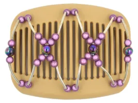 African Butterfly Hair Comb - Beada Tube Blonde 48