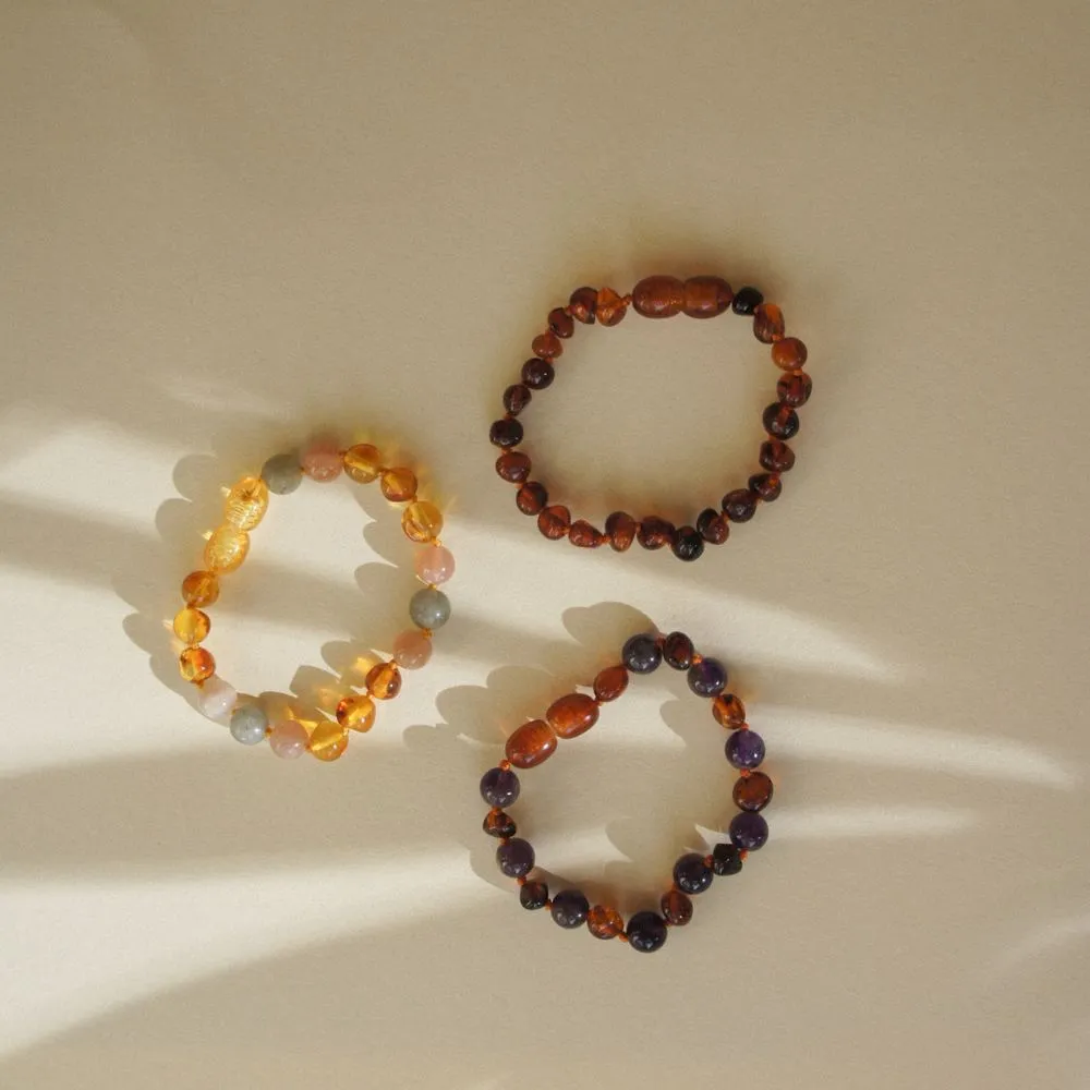 Amber bracelet & anklet - Baby & kids - 14 cm