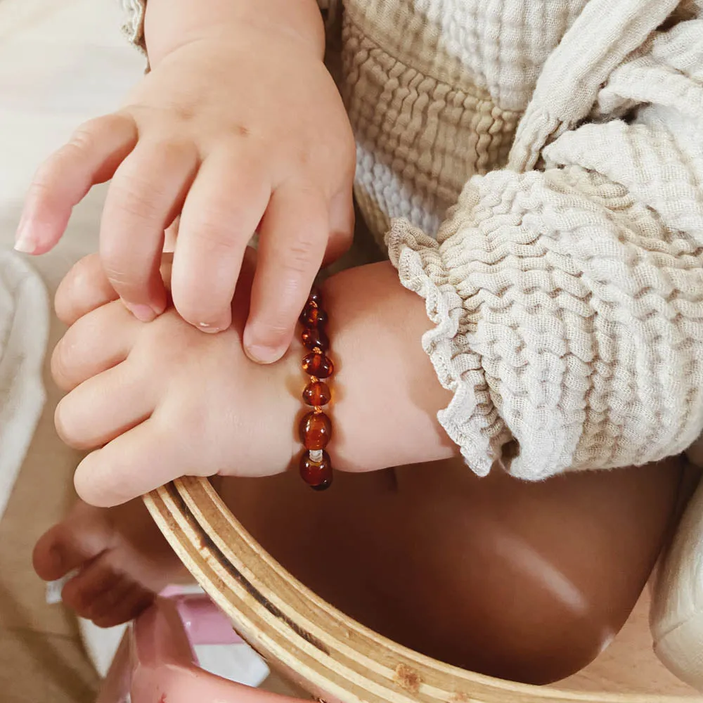 Amber bracelet & anklet - Baby & kids - 14 cm