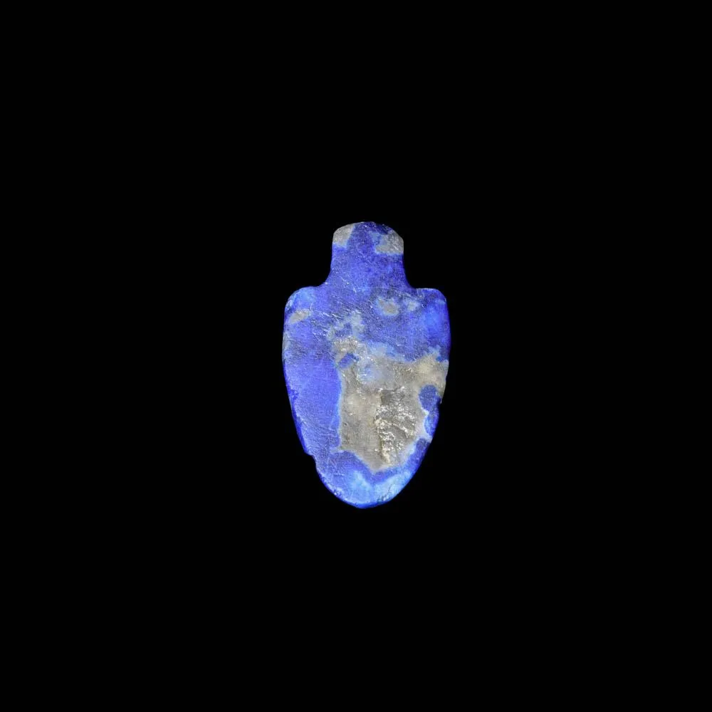 An Egyptian Lapis Lazuli Heart Amulet, Late Period, ca. 664 - 332 BCE