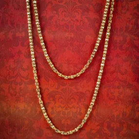 Antique Victorian 9ct Gold Guard Chain