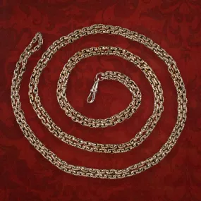 Antique Victorian Long Guard Chain