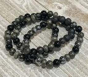 Aromatherapy Healing Stone Bracelet   EMF Protection