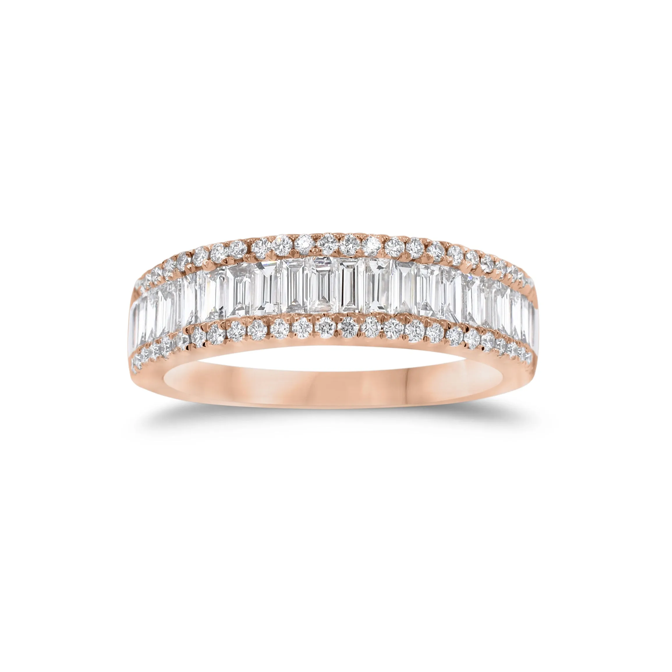 Baguette Diamond Wedding Band