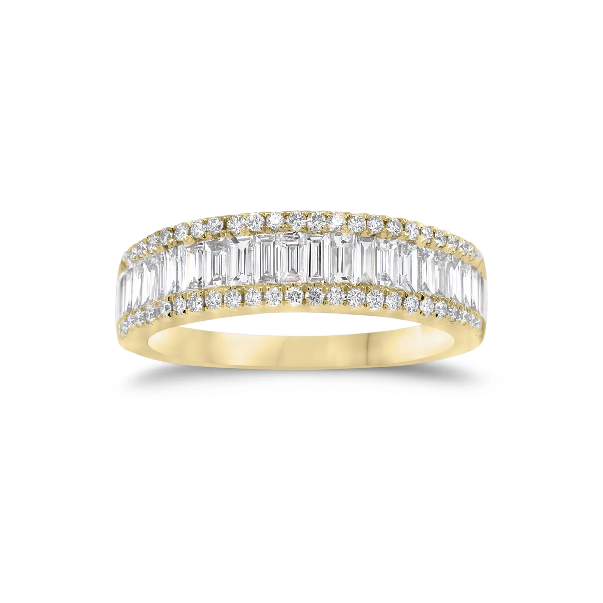 Baguette Diamond Wedding Band