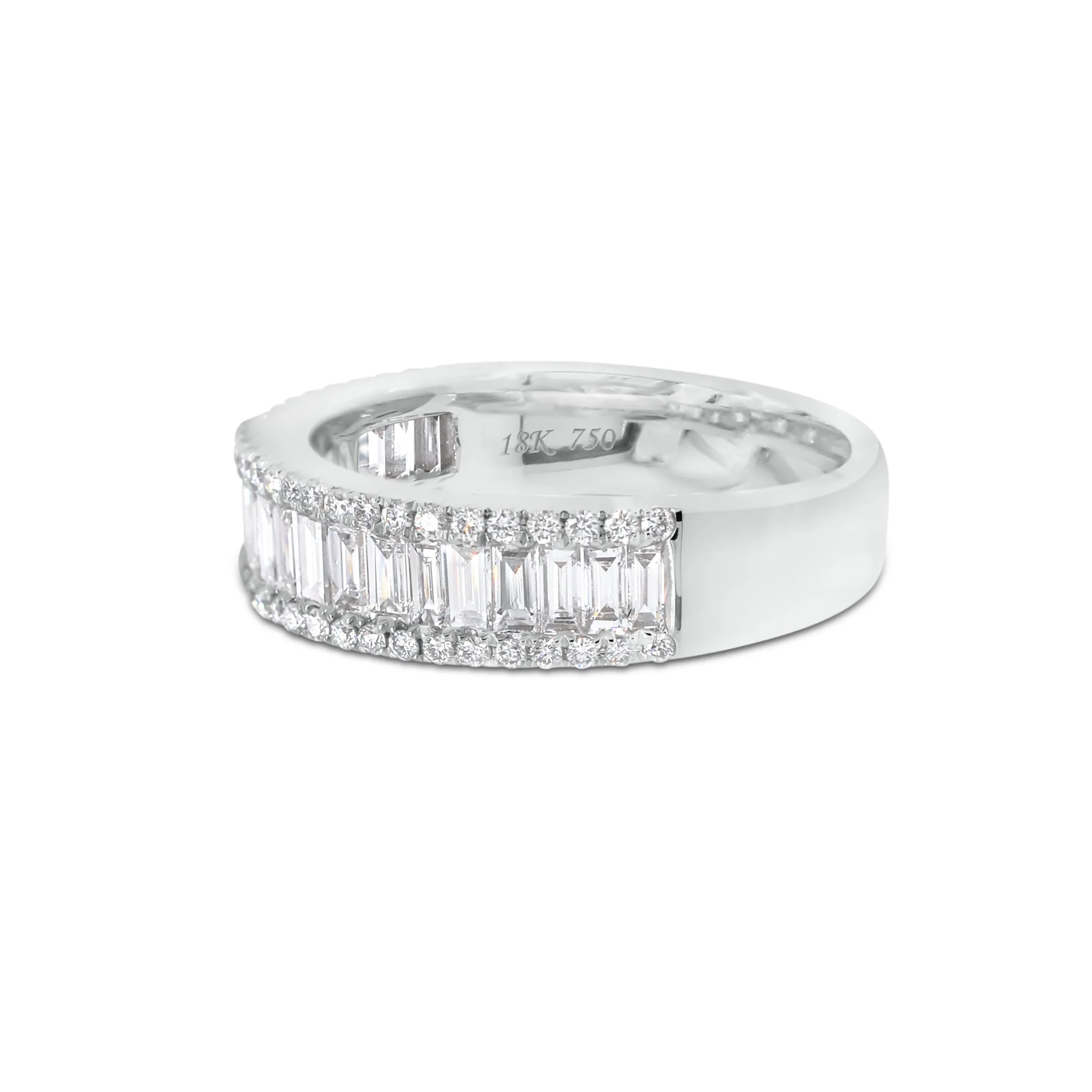 Baguette Diamond Wedding Band