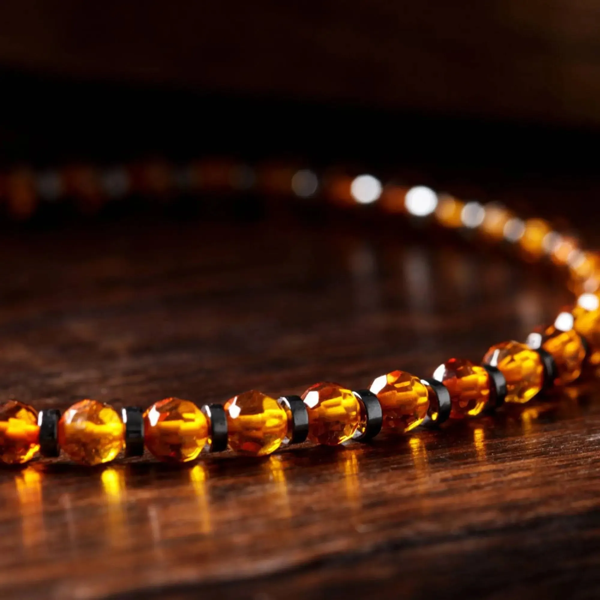 Baltic Amber Bracelet IV (4mm)