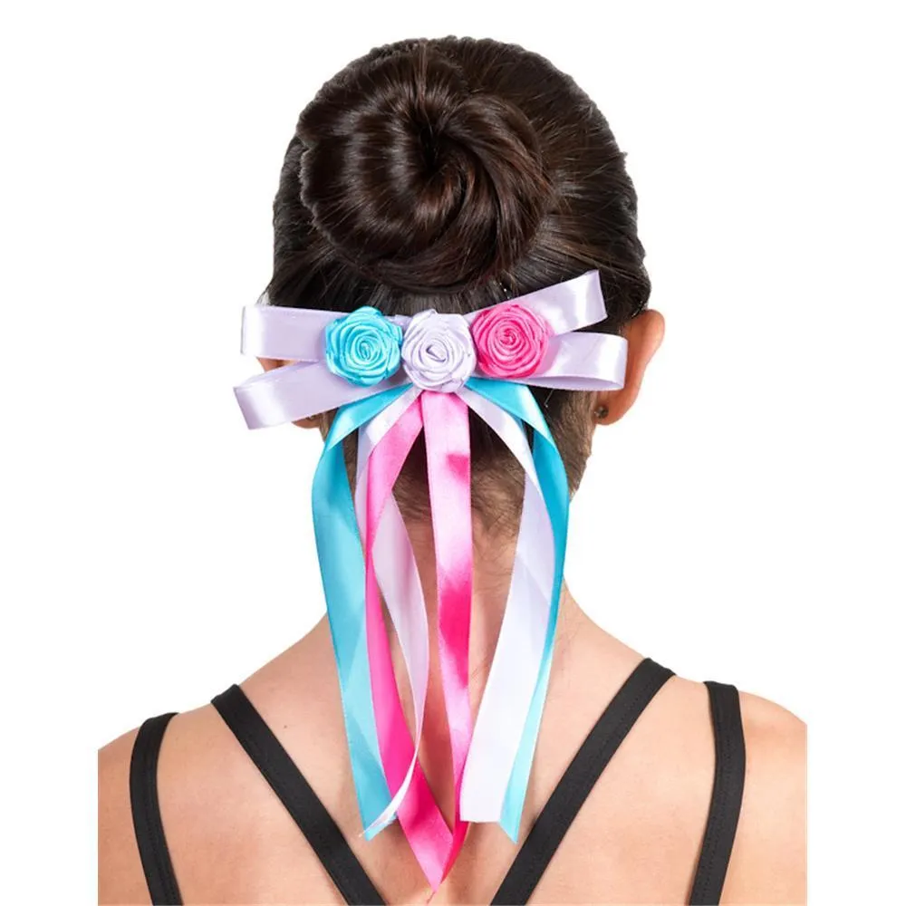 Barrette Ribbon Flower