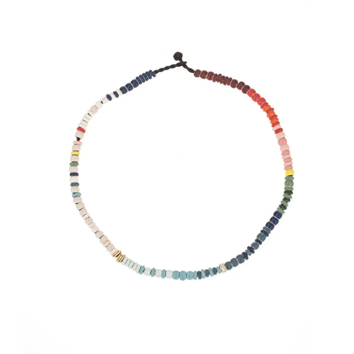 Bead Party Full Enamel   Diamond XL Carnival Necklace