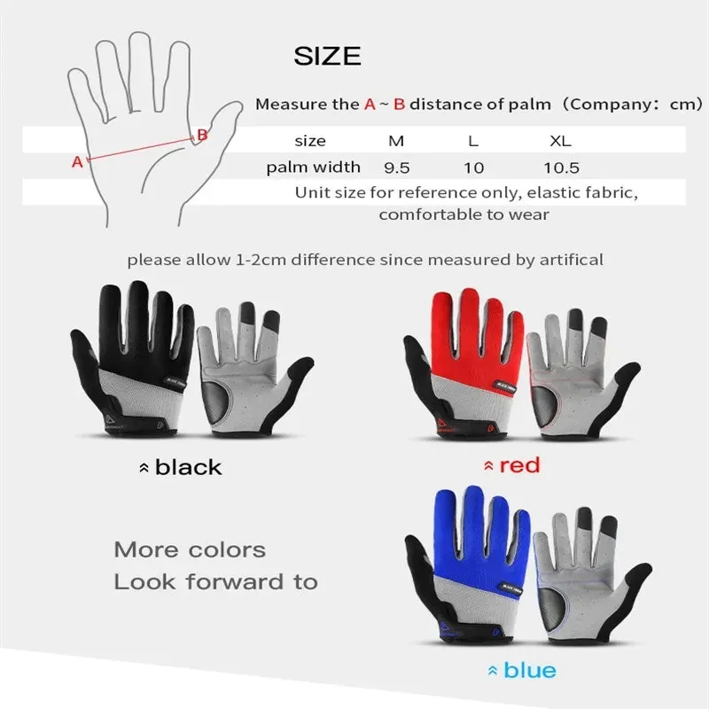 Bike Gloves Bicycle Breathable Accessories Anti-shock Sports Gloves Anti-shock Sports Gloves Men Women