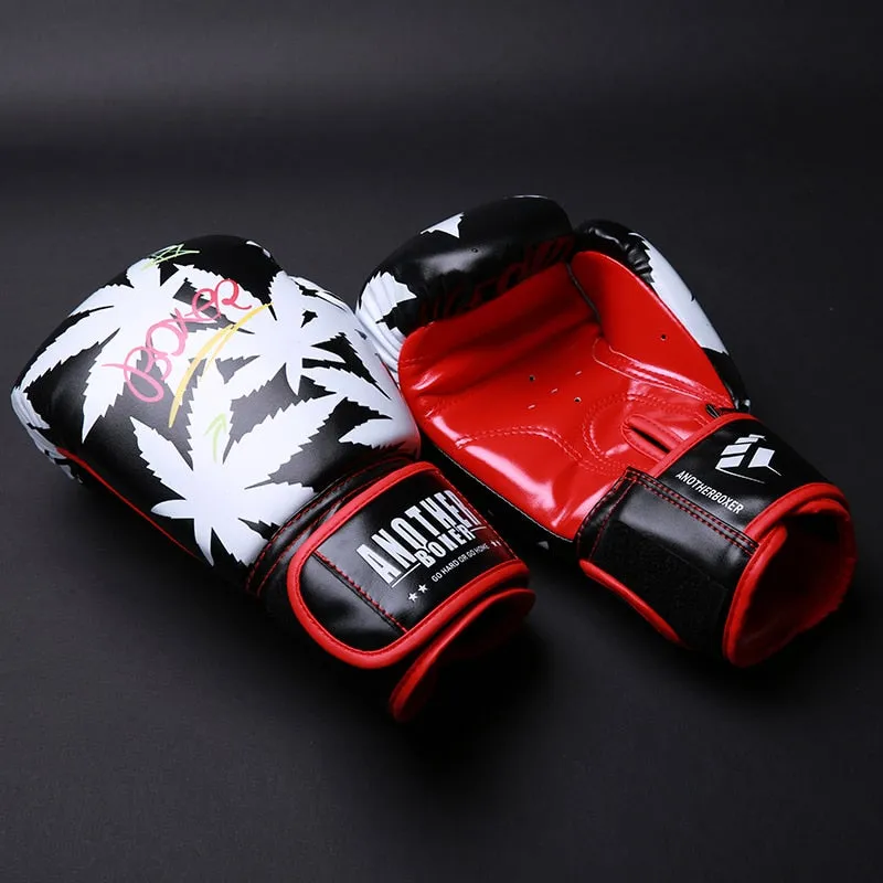 Boxing Gloves 4 to 14oz PU Leather Boxing Training Glove For Men and Women