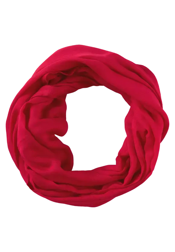 Cecil plain colour loop scarf in red or navy 572180