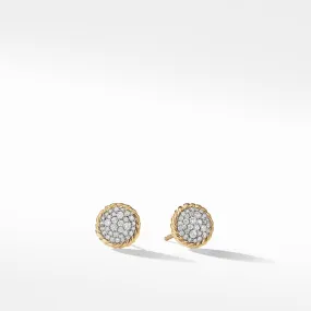 Chatelaine Earrings with Diamonds in Gold