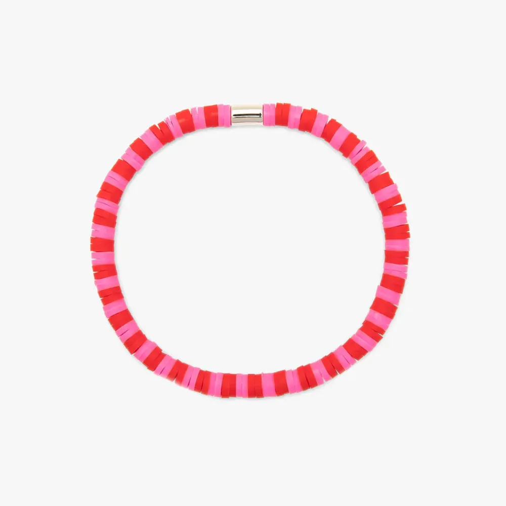 Cherry Pie Seascape Vinyl Disc Stretch Bracelet