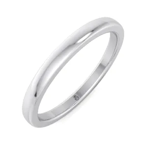 Cortland - 3mm Plain Wedding Band