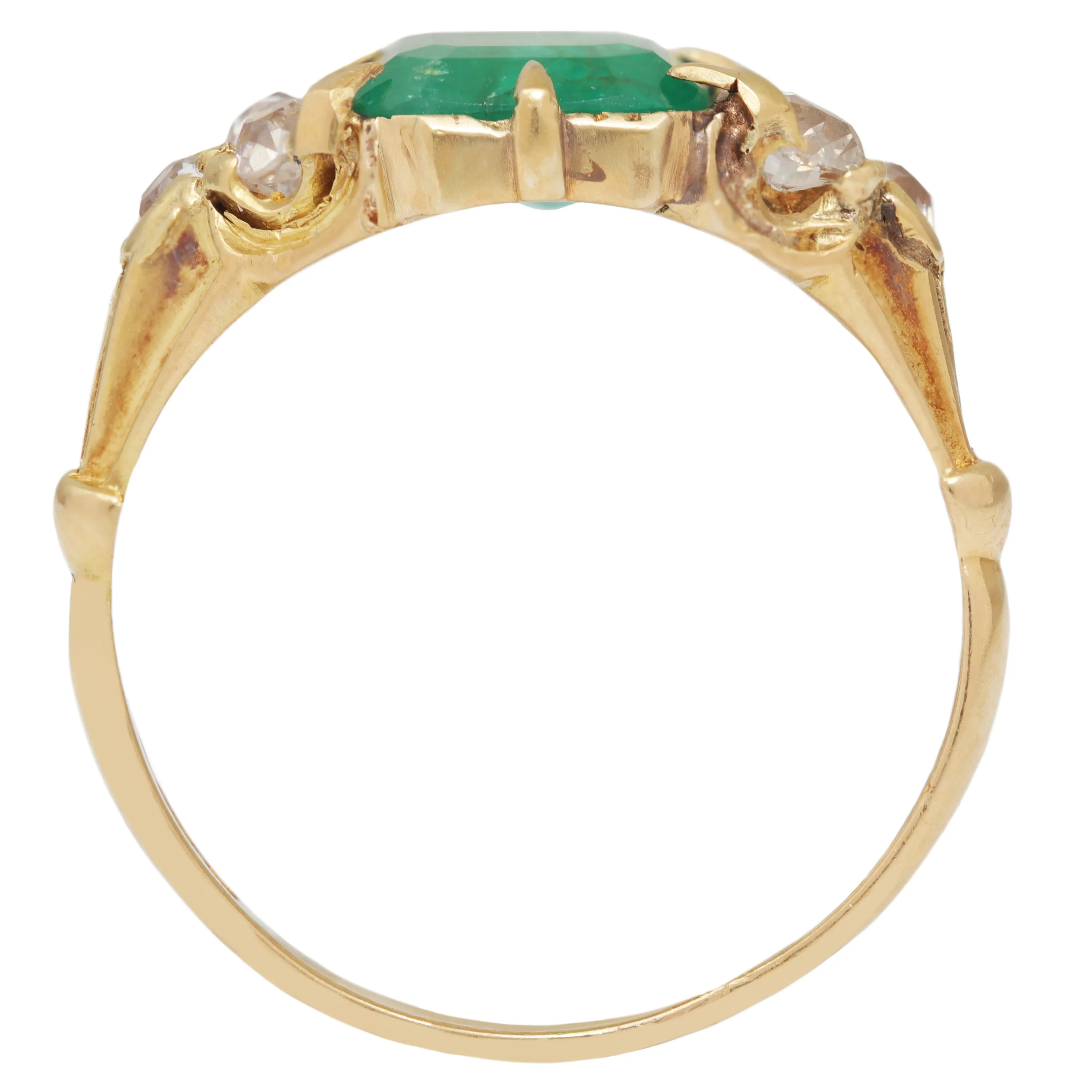 Crown Jewel Emerald Ring