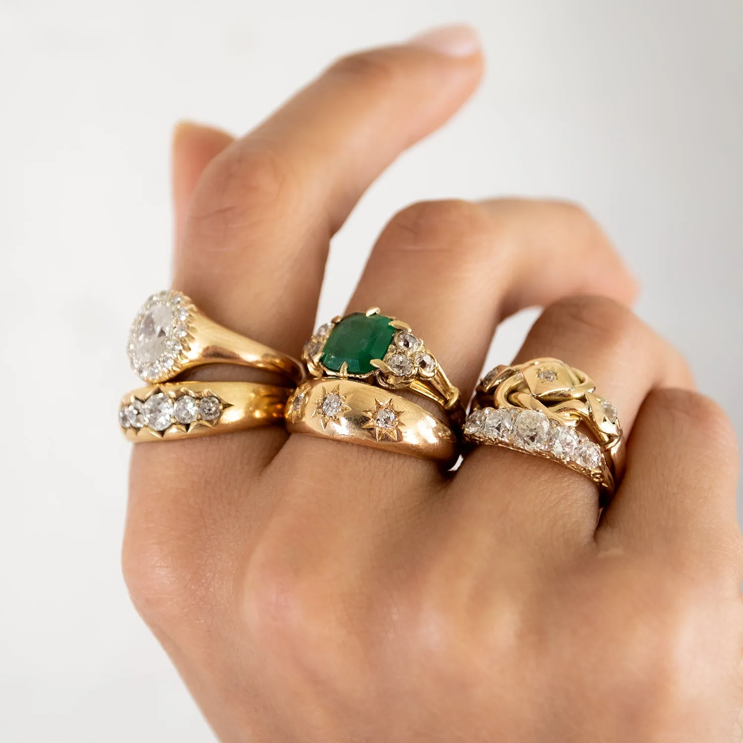 Crown Jewel Emerald Ring