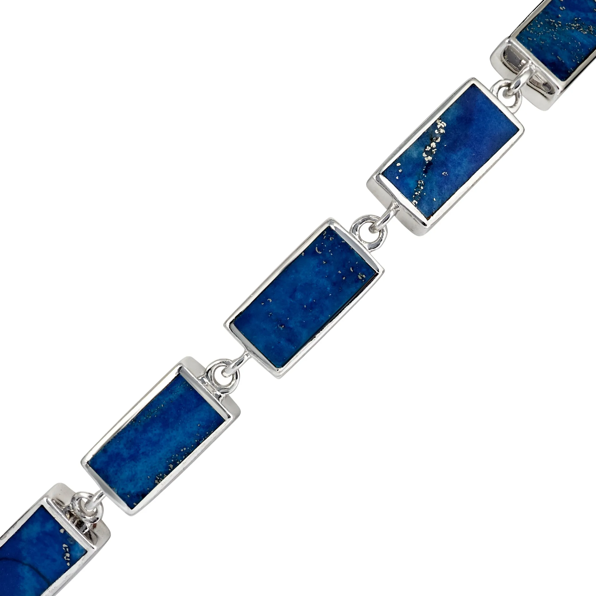 Dash Collection Gemstone Bracelet Sterling Silver