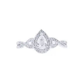 Delphine Pear Ready for Love Diamond Engagement Ring