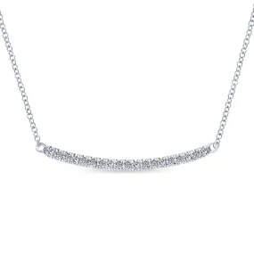 Diamond Bar Necklace