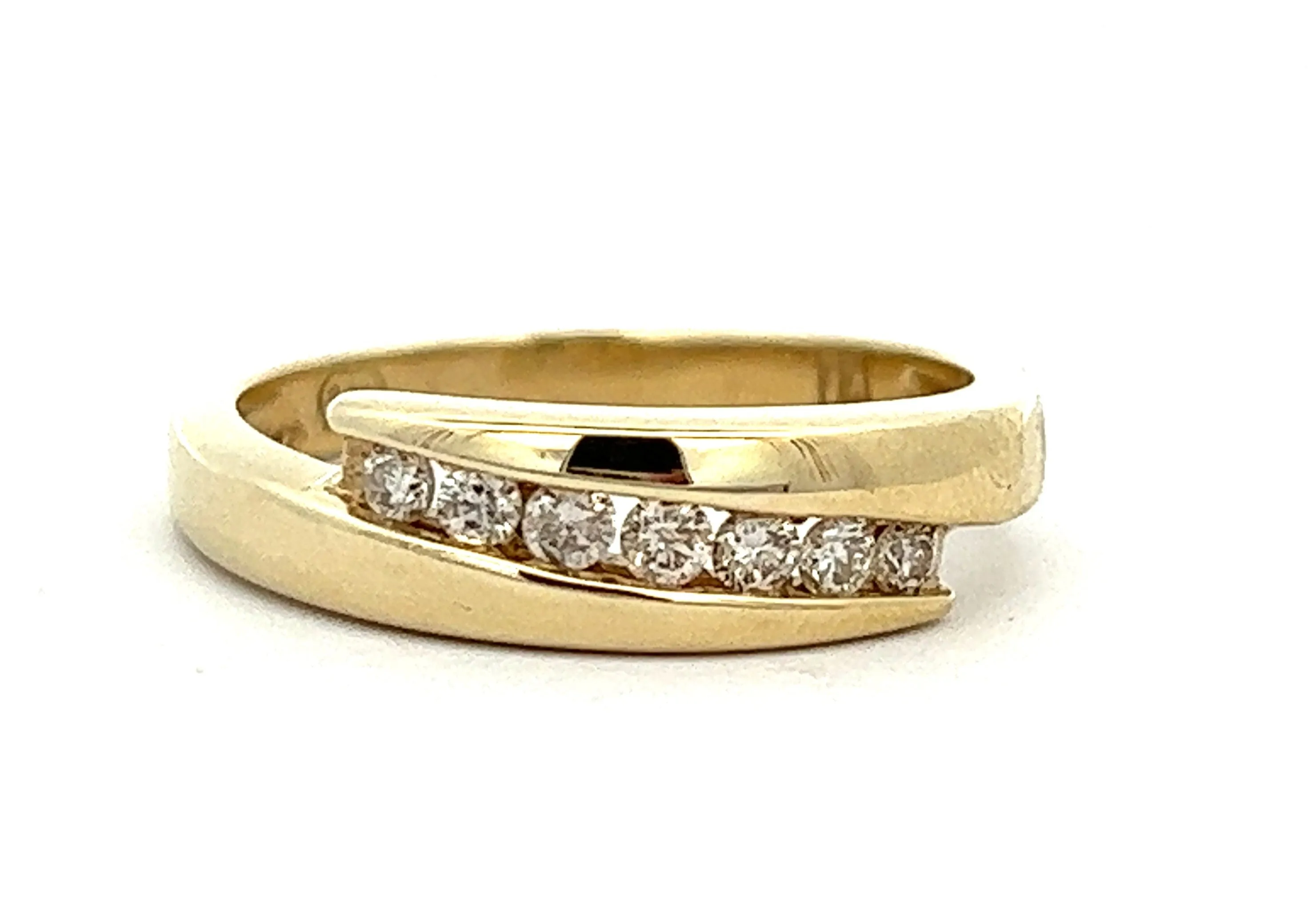 Diamond Yellow Gold Ring Total Diamond Weight 0.20ct