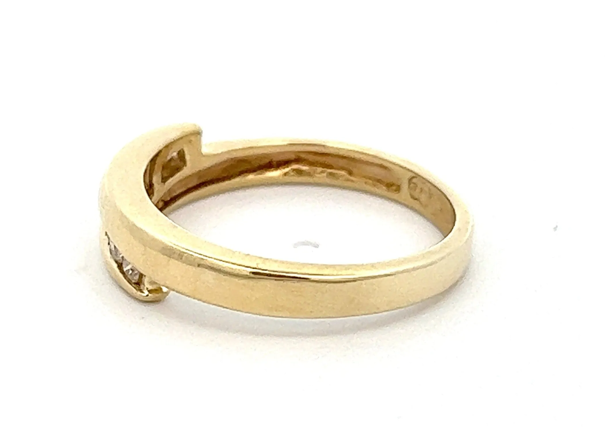 Diamond Yellow Gold Ring Total Diamond Weight 0.20ct