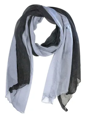 Double Layered Glitter Sheer Scarf