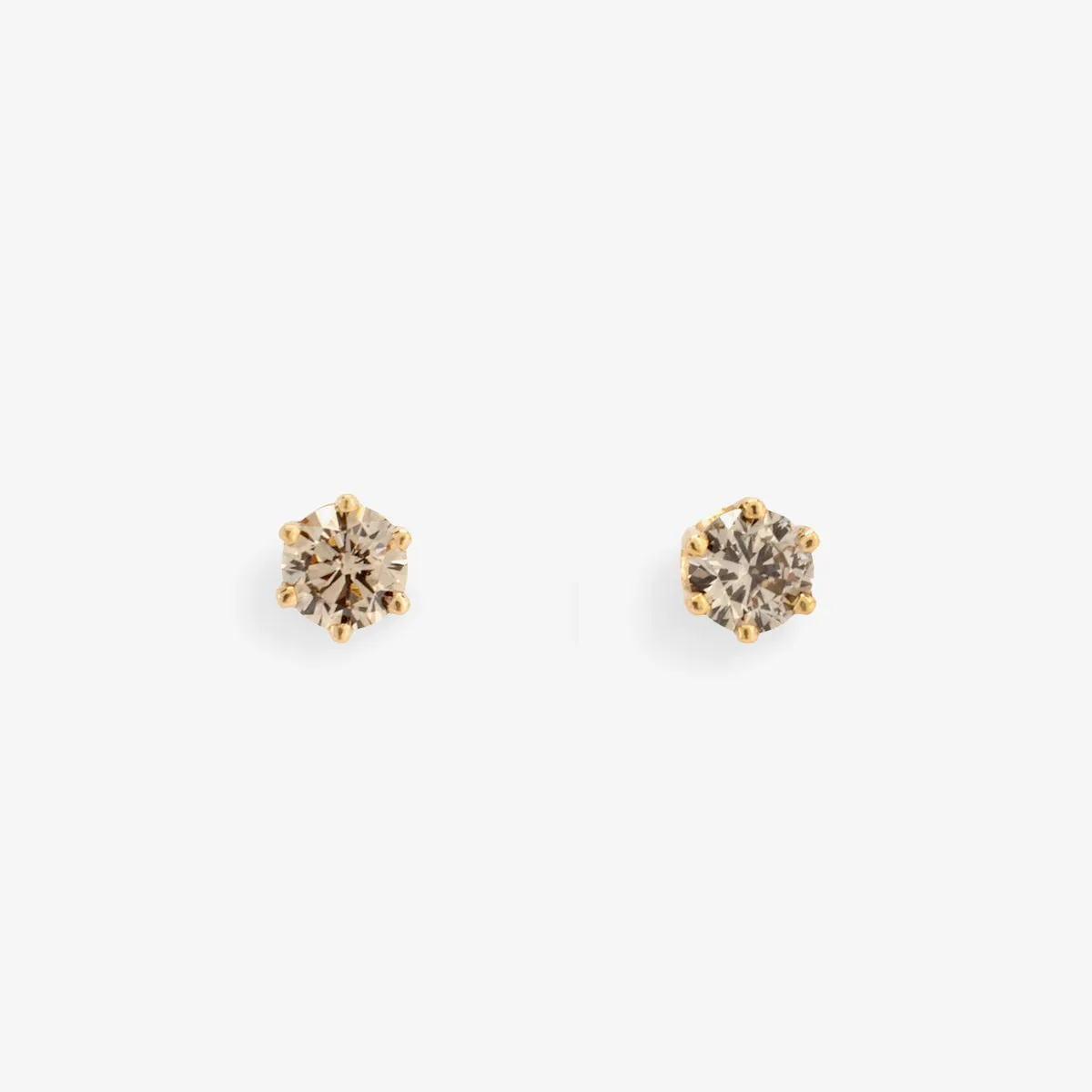 E1902BR | 3mm Brown Diamond Studs