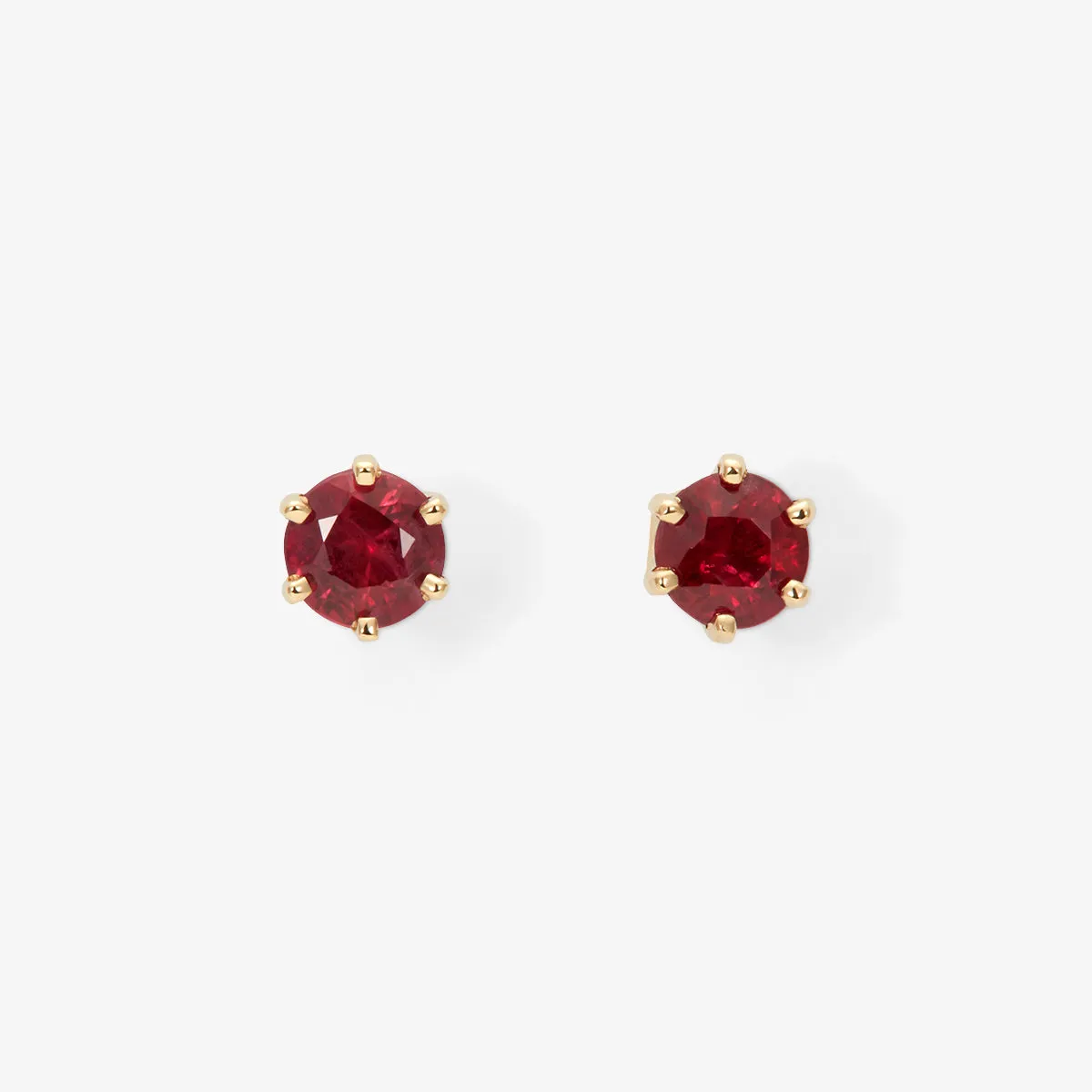 E1904R | 4mm Ruby Studs