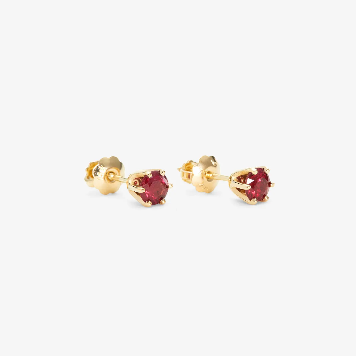 E1904R | 4mm Ruby Studs