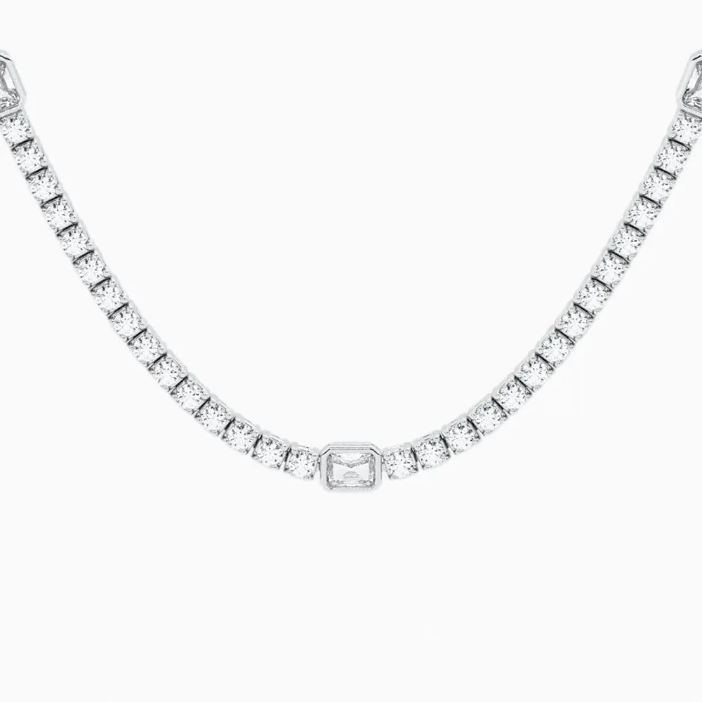 Empowering 8.7ct Radiant Necklace