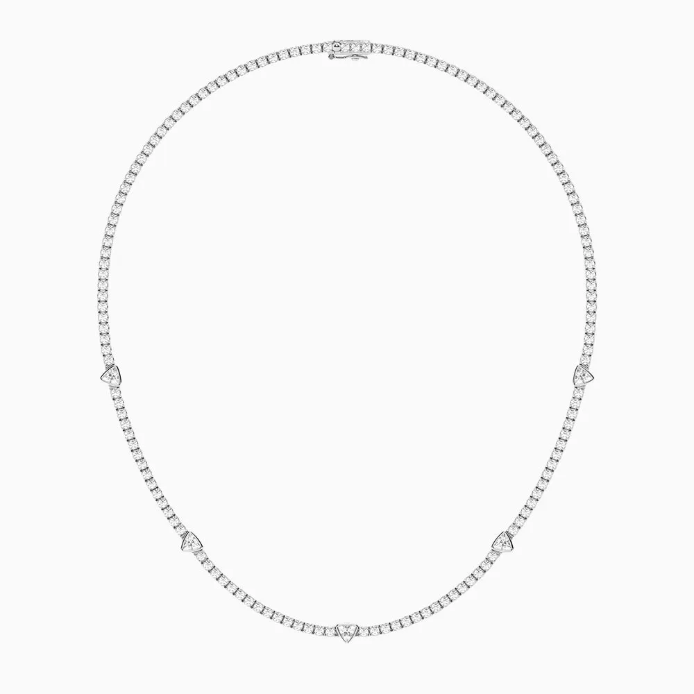 Empowering 8.7ct Trillion Necklace