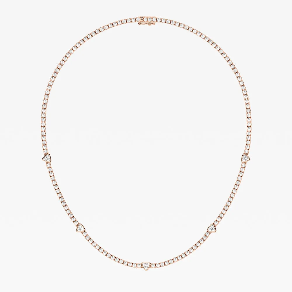 Empowering 8.7ct Trillion Necklace