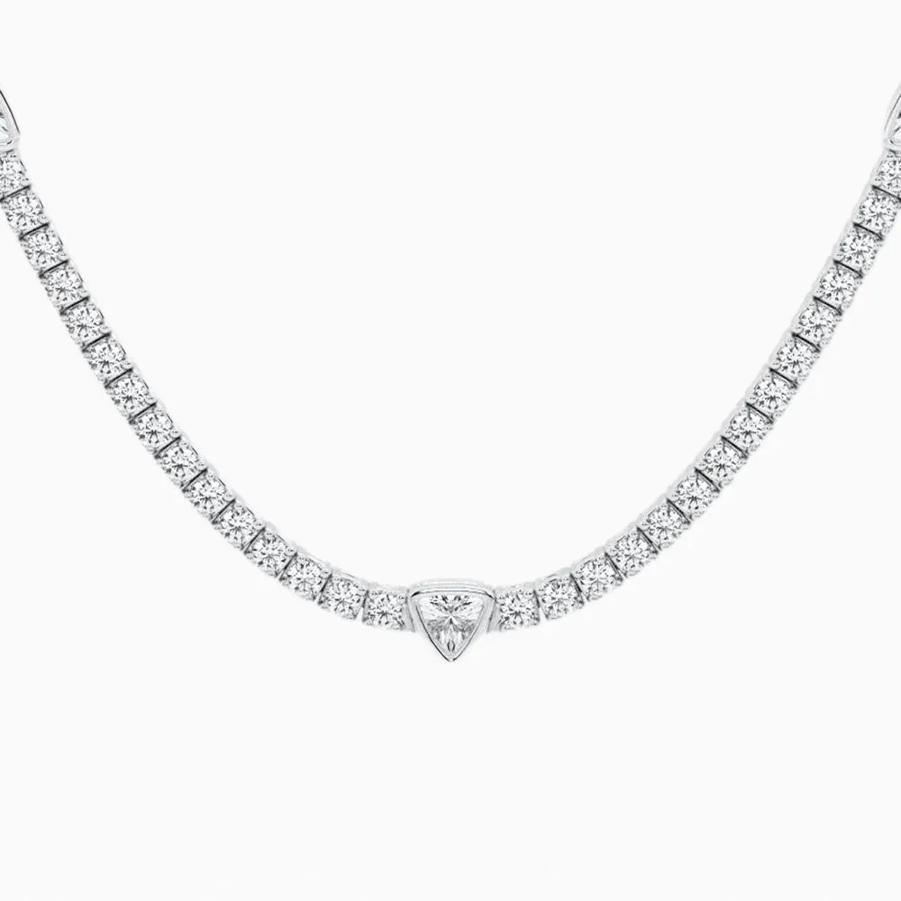 Empowering 8.7ct Trillion Necklace