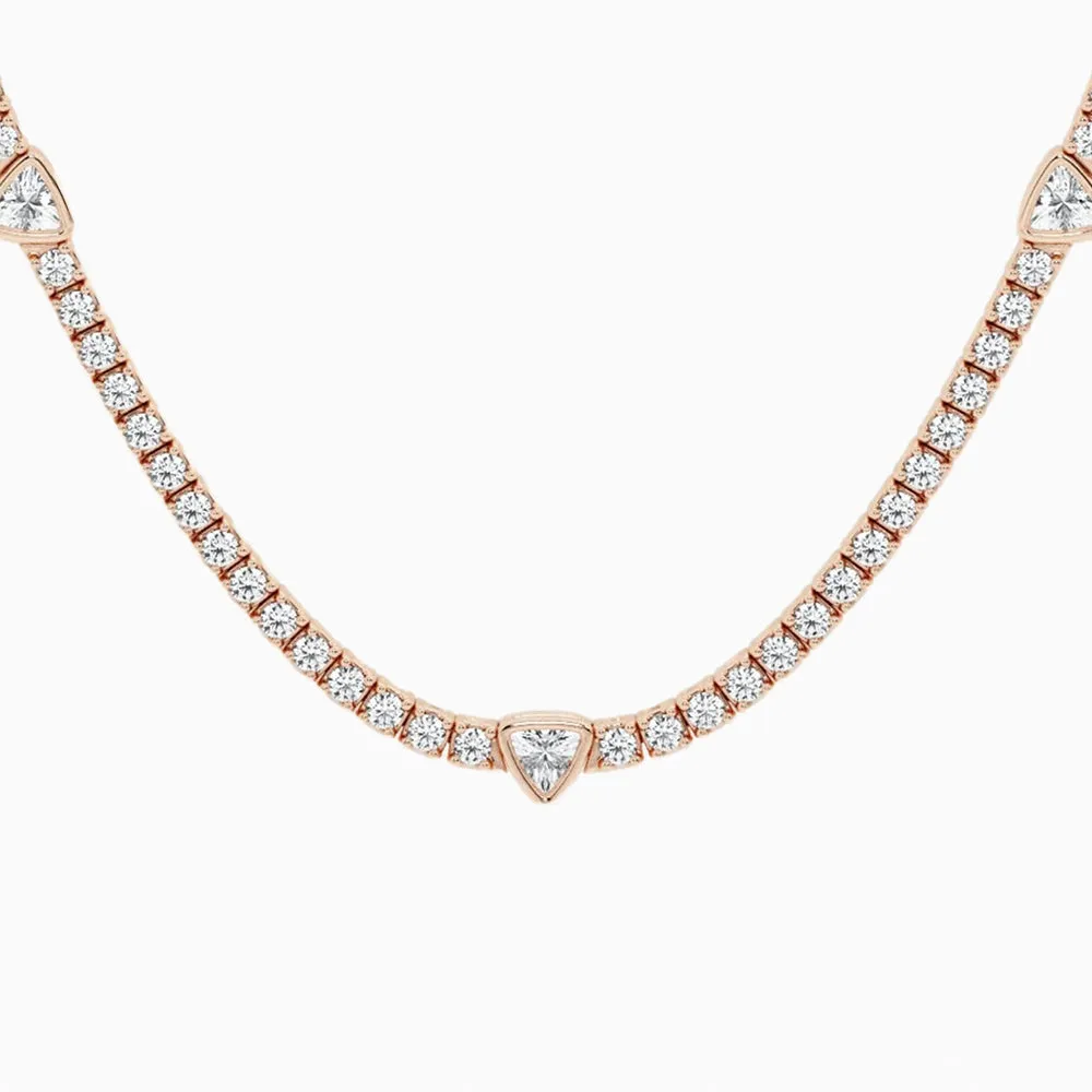 Empowering 8.7ct Trillion Necklace