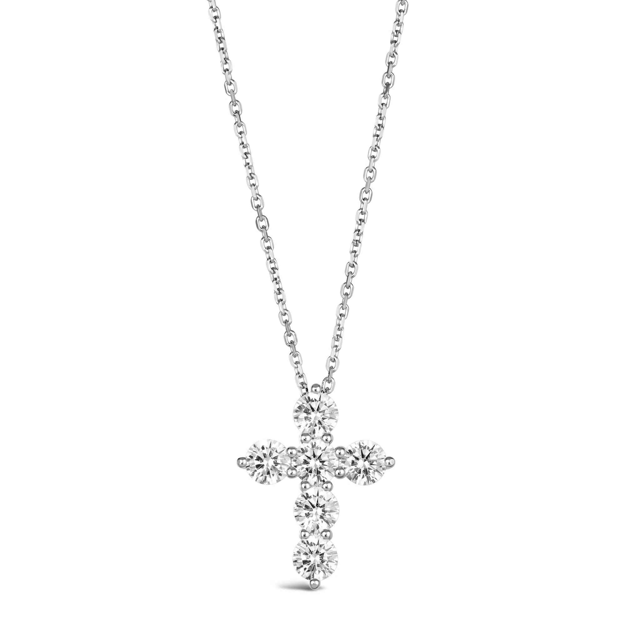 Faith 3 Carat Cross Necklace