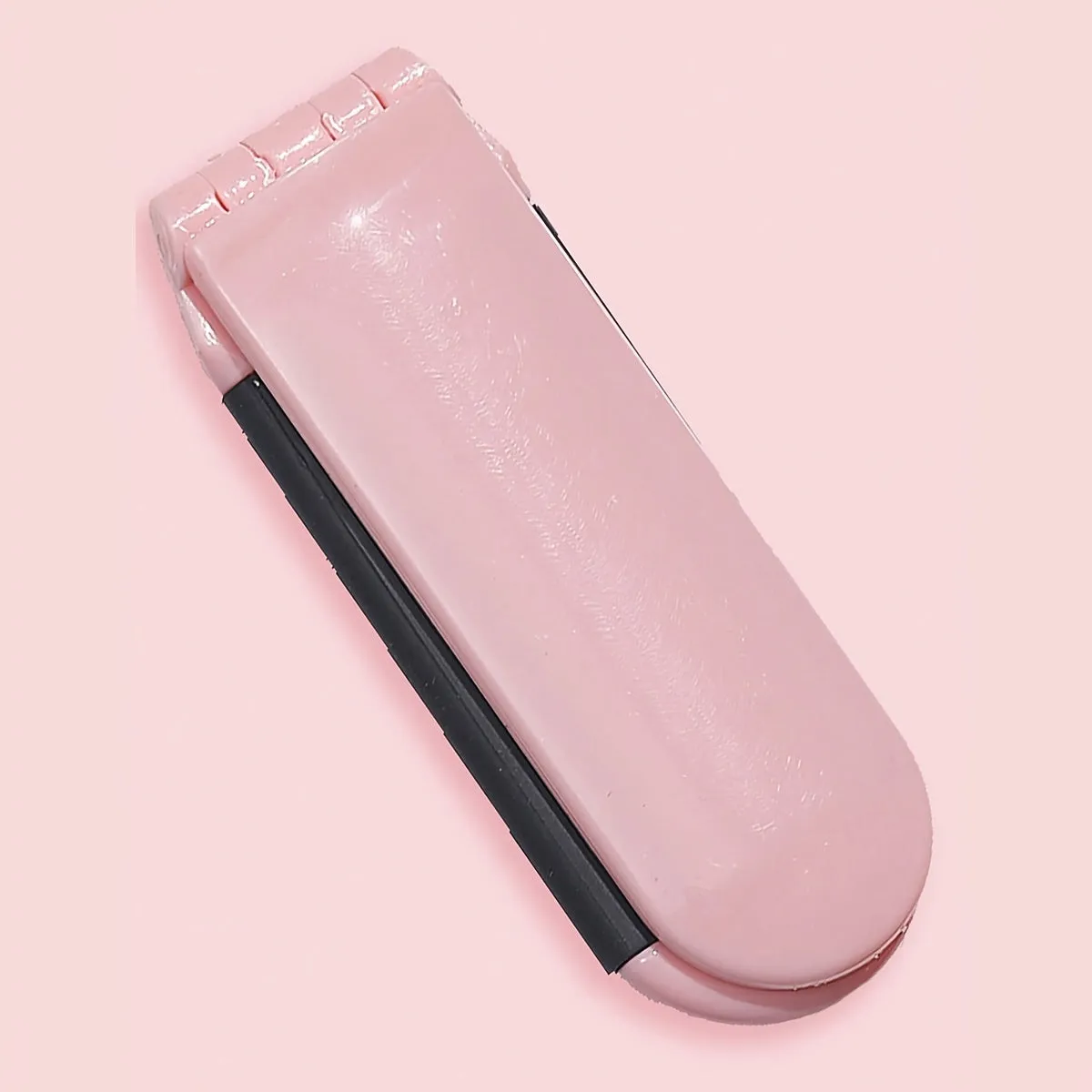 Foldable Travel Hair Comb with Mirror for Portable Styling