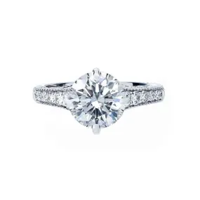 Forevermark Vintage Compass Setting Engagement Ring